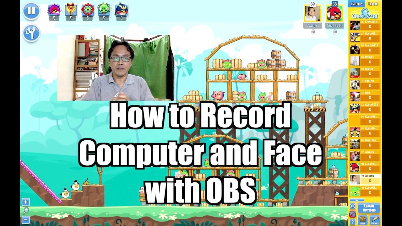 obs record part of screen