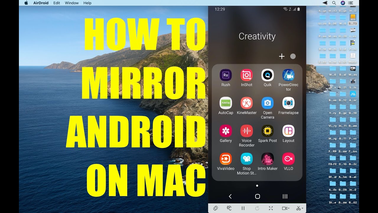 screen mirroring on mac from android phone
