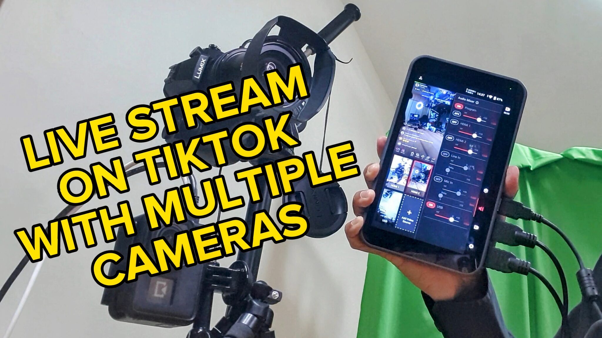 How To Live Stream On Tiktok With Multiple Cameras VERTICALLY – Yololiv ...